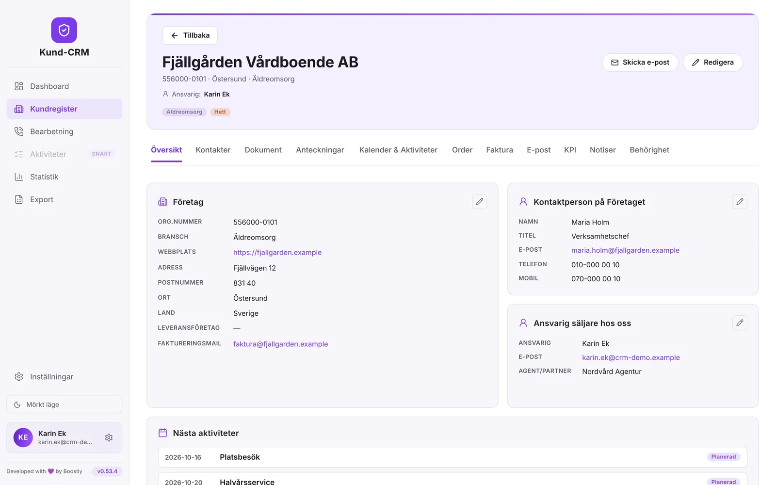 Kundkortet är navet