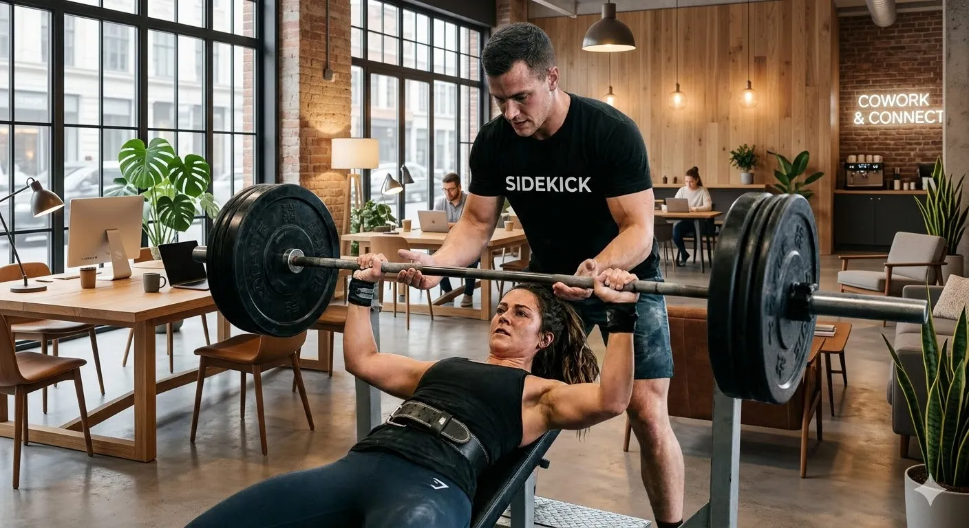 Person som visar styrka, symboliserar strategiskt stöd och förvaltning